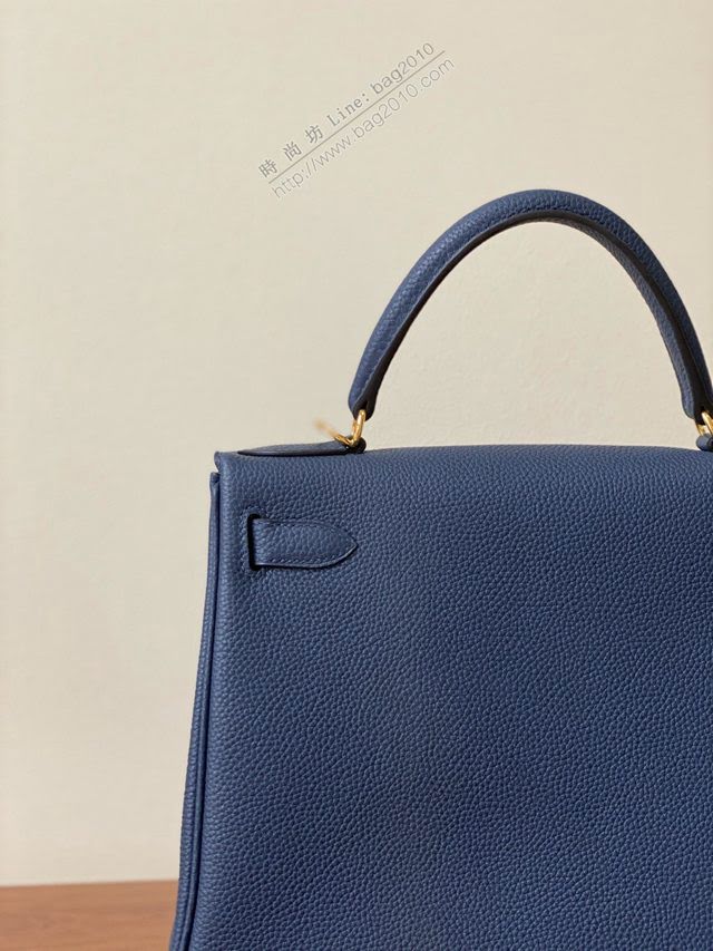 Hermes女包 愛馬仕kelly包 togo皮 蠟線手工縫製 Hermes經典款凱莉手提包  am1943